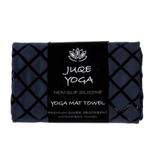 Load image into Gallery viewer, Juqe Yoga. Grey Non-Slip Yoga Mat Towel.
