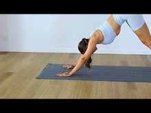 Load and play video in Gallery viewer, Juqe Yoga. Grey Non-Slip Yoga Mat Towel.
