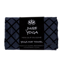 Load image into Gallery viewer, Juqe Yoga. Grey Non-Slip Yoga Mat Towel.
